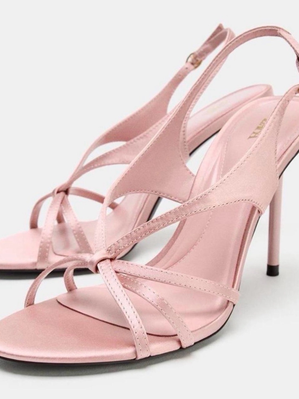Viral Pink Satin Stilleto/Heel